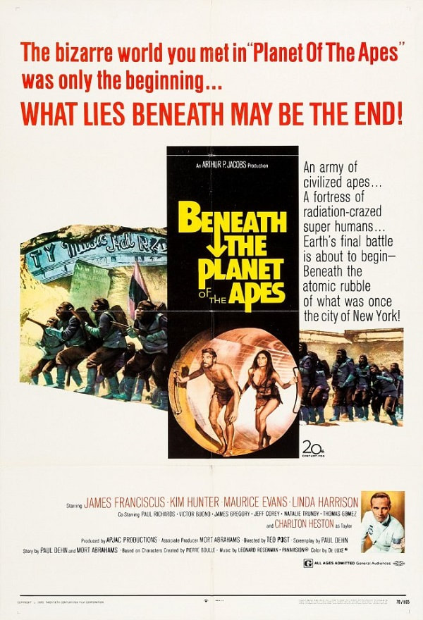 Beneath-The-Planet-of-the-Apes-movie-1970-poster